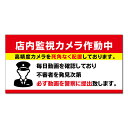 【 店内 監視カメラ作動中 万引き 看板 ※デザイン893番 】 誘導看板 屋外看板 プレート看板 ショッピングモール 商業施設 スーパー 病院 施設 ホテル コンビニ 案内看板 表示 マンション 屋外 ガレージ看板 駐車場看板 フェンス 防水 標識 パネル看板