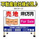 不動産　分譲地看板　売地看板　不動産/売り物件/売物件　A型看板　コンパクト　a型看板　不動産看板　業務用 送料無料　管理　管理地　売り地