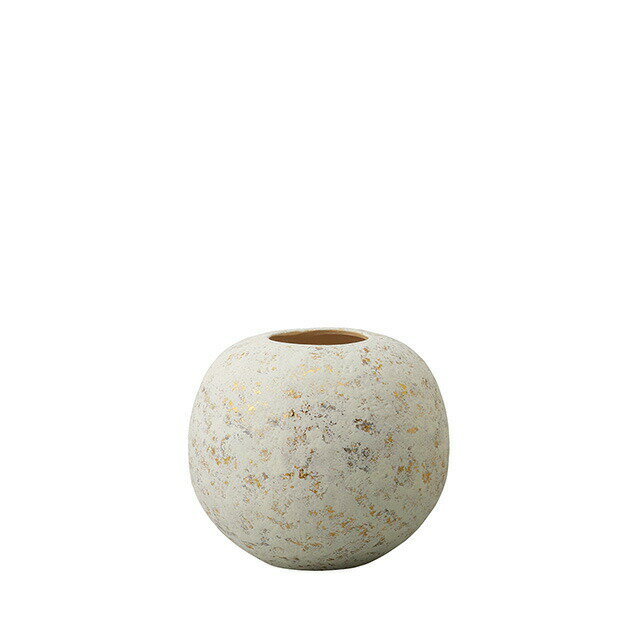 Miniera　φ24×H21cm MIX　IVORY 花器 ベース 陶器 [TDLCC190650-312]|装飾 飾り 飾り付け 店舗装飾 オブジェ デコレーション鉢 ポット 花瓶 アイボリー