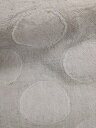カットワークコットン。サイズは約130cmx50cm落ち着いた生成系の大人カラー・・・綿麻混カットワークfabric。綿82%麻18%の柔らか素材です。カットワークの丸のサイズは約5.5cmですマスクもおしゃれ感100%。