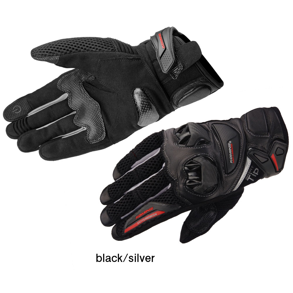 コミネ　GK-234 プロテクトレザーメッシュグローブ 06-234