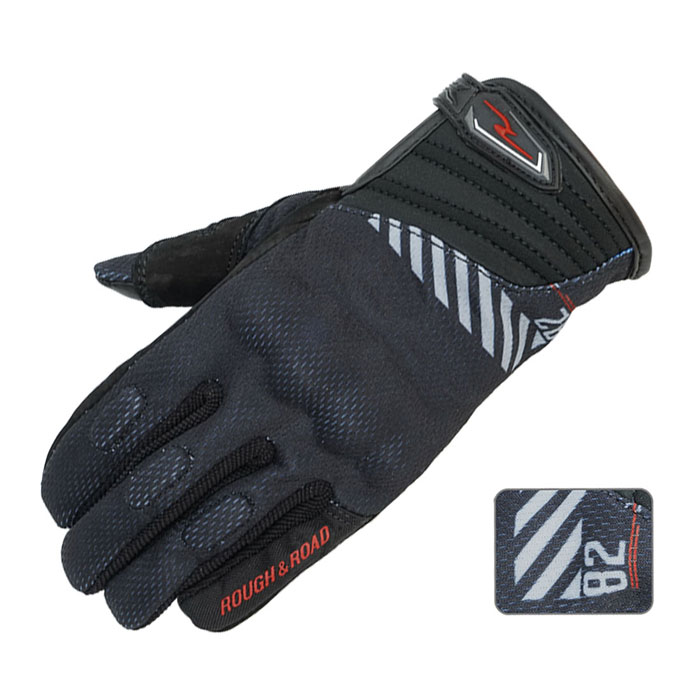 樂天商城 - ROUGH&ROAD ラフ＆ロード RR8026 コンフォートナックルグローブ レッド82　ラフアンドロード