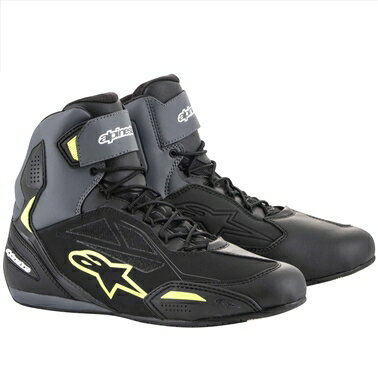 樂天商城 - Alpinestars FASTER 3 DRYSTAR SHOE [175 BLACK GRAY YELLOW FLUO] 2540719 シューズ アルパインスターズ