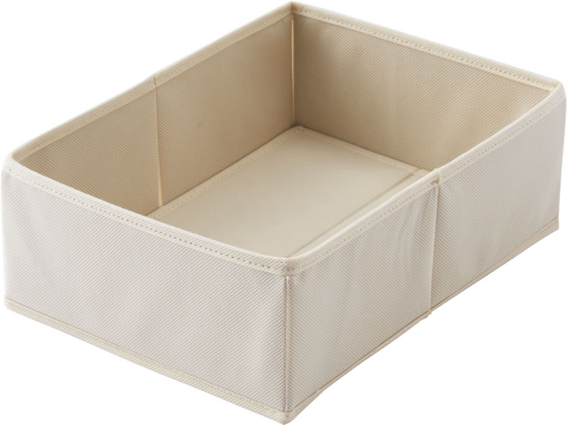 仕切りケース PROfix せいとんボックス L アイボリー ｜ 衣類収納 引き出し整理 整頓ボックス 収納ケース Tシャツ Yシャツ タオル