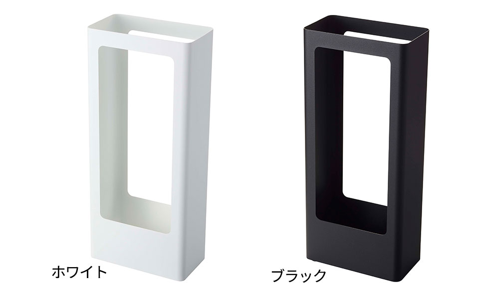 山崎実業 傘立て tower タワー スリム かさたて 選べるカラー:ホワイト/ブラック ...