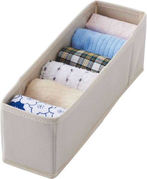 天馬 仕切りケース Fits ファブリック せいとんボックス S（幅9×奥行33×高さ11cm）...