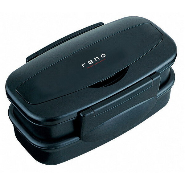 弁当箱 レノ ランチボックス 830ml ブラック LB-T830 ｜ ランチボックス お弁当箱 2段 男子