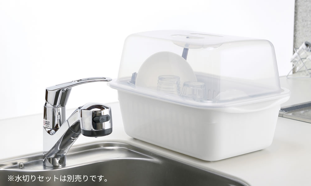 リッチェル 水切りかご用フタ シェリー フード...の紹介画像2