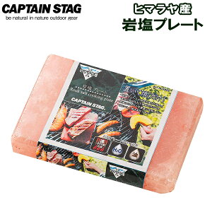 プレート CAPTAIN STAG 岩塩プレート M-9420 ｜ 岩塩プレート 岩塩 バーベキュー キャンプ ソロキャンプ BBQ ソロ