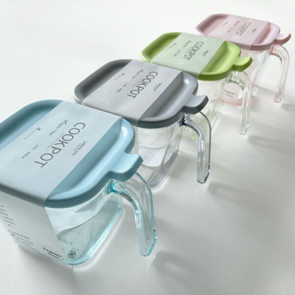 【3/5 全品ポイント5倍】調味料入れ クックポット レギュラー 720ml グリーン ｜ リベラリスタ 調味料ポット 調味料ケース 保存容器 LIBERALISTA 調味料ストッカー スプーンつき おしゃれ 積み重ねできる かわいい