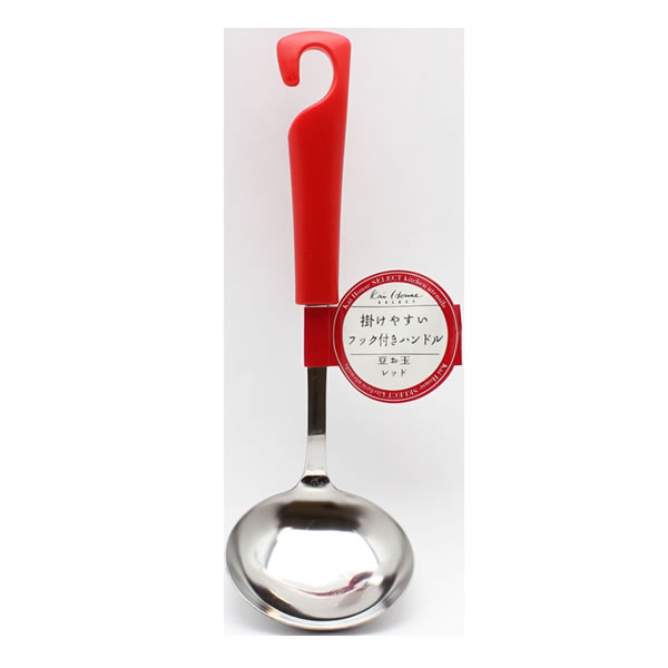 貝印 お玉 小 豆お玉 レッド DE5847 ｜ おたま レードル ミニ kai House SELECT