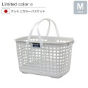 アッシュカラーバスケット M グレー F30926 | 洗濯かご ランドリーバスケット 洗濯物 脱衣かご 洗濯物入れ おもちゃ 収納 メッシュ カゴ 日本製 M サイズ おしゃれ