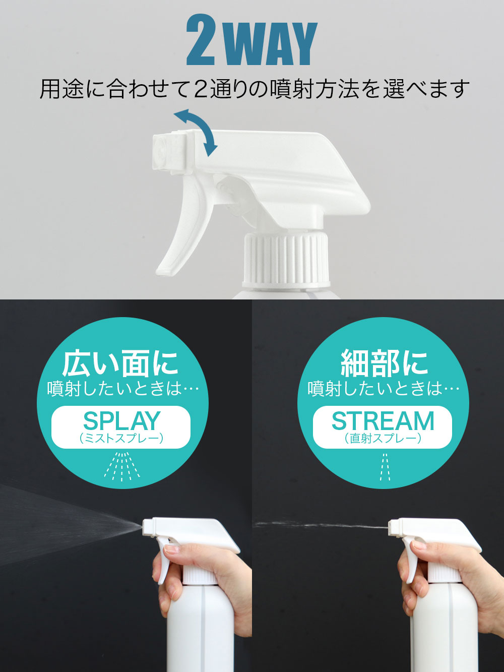 ��å����� hover�ʥۥС��� �ޥ��ͥå�2WAY���ץ졼 400ml �ۥ磻��/���������졼 �� ���ץ졼�ܥȥ� �ͤ��ؤ� ���륳�����б� �Ἴ�ݽ� ����Ϥ�ݽ� ���ؤ� �����ؤ� �ȥ����ݽ� ���� �ƴ�