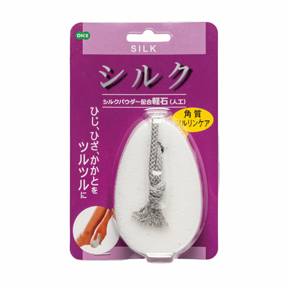 Rakuten - 角質ケア かかとやすり シルクパウダー配合 人工軽石 ｜ 角質落とし 日本製 削り ひじ ひざ かかと 角質除去 フットケア バスグッズ 足裏 つるつる すべすべ