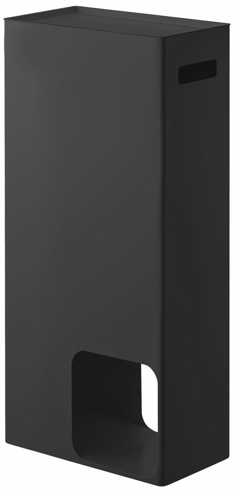 山崎実業 tower タワー トイレットペーパーストッカー ブラック 3456