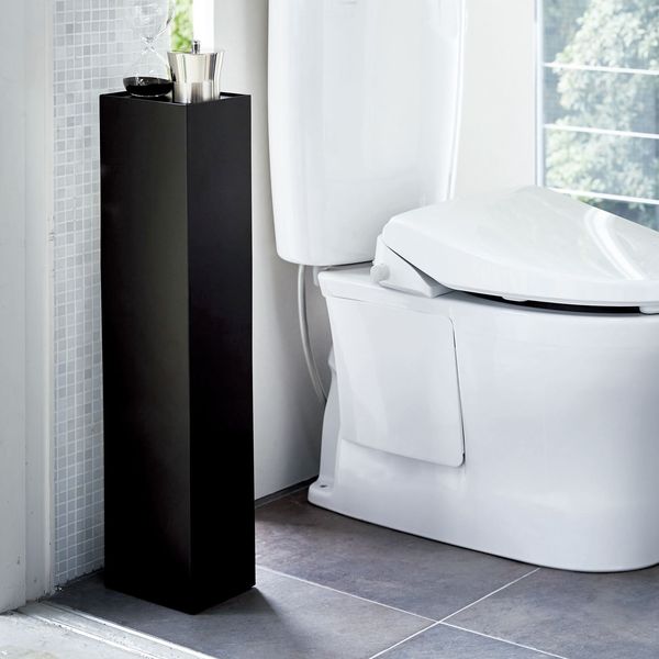 山崎実業 tower タワー スリムトイレラック ブラック 3510