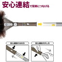 アズマ工業 高いところの掃除に 高所清掃 パーフェクトセット【ヘッド+長柄】 （ガラス掃除 + ホコリ取り + 拭き掃除 + クモの巣取り + 4.5mまで届く伸縮柄） ｜ 棒 長い 伸縮 高所 清掃 3