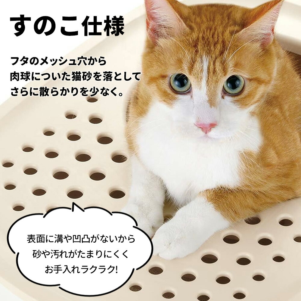 リッチェル 猫 トイレ 上から 砂取りネコトイ...の紹介画像3