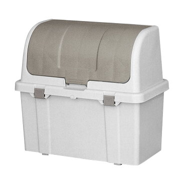 リッチェル ゴミ箱 屋外 大容量 屋外ストッカー(仕切りなし) 220L グレー N220C | ごみ箱 ダストボックス ベランダ ゴミ ストッカー 大型 外置き 外用 室外 人気 たくさん