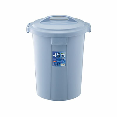 ごみ箱 ベルク ペール 45L ブルー 本体・フタセット 45N ｜ ポリバケツ ペール 分別 屋外 45リットル