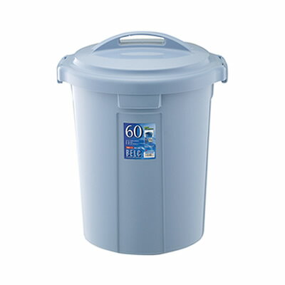 ごみ箱 ベルク ペール 60L ブルー 本体・フタセット 60N ｜ ポリバケツ ペール 分別 屋外