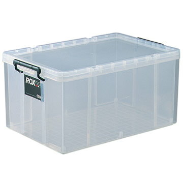 多彩なシーンで活躍する天馬収納ケース【ロックス】かぶせ蓋は、2箇所のバックルでしっかりロック。衣類、玩具、アウトドア用品、工具類など、幅広い用途に対応。中身が見えるクリアタイプ。別売りの「フィッツ 差込式キャスター40 （ストッパー付）」で、キャスター付きにもアレンジ可能。外寸サイズ幅44×奥行66×高さ32cm内寸サイズ幅35.2×奥行54.6×高さ29.6cm容量67L重量（約）2.8kg製造国日本メーカー天馬商品バリエーション関連キーワード： storage box case 頑丈 収納 ボックス 倉庫 備蓄 備品 保管 ロック 大型 物流 現場 道具入れ 工具入れ 機材 資材 搬入 搬出 輸送 透明 積み重ね 物置 非常食 防災 非常用 持ち出し 車載 食器 引っ越し 冬物 衣類 洋服 おもちゃ ぬいぐるみ ダウン スキーウェア セーター 大容量 クローゼット ウォークイン 蓋式 ROX 飼育ケース 業務用 家庭用 日本製 国産 キャスター 4904746430489　