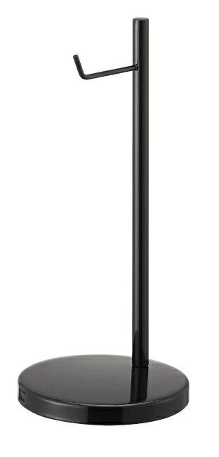 山崎実業 ボーテス ヘッドホンスタンド 丸型 ブラック 2292