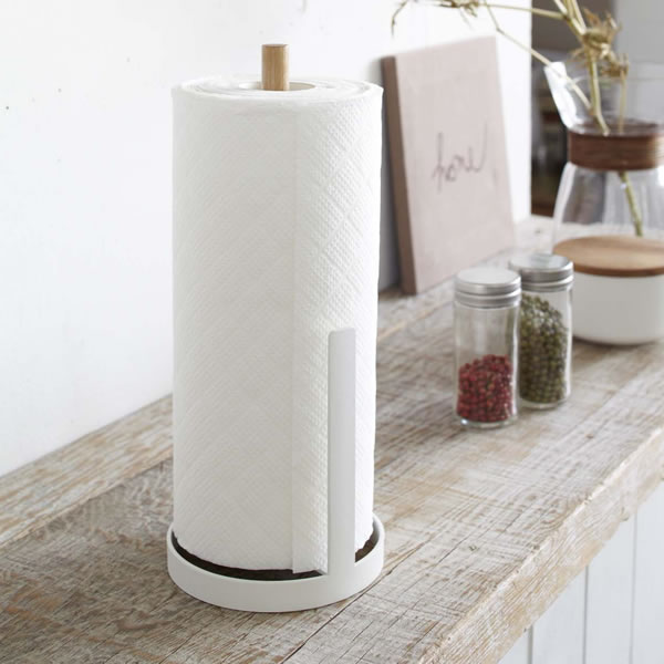 山崎実業 トスカ キッチンペーパーホルダー ホワイト 7819