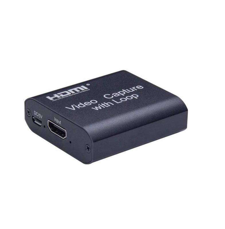 三生テック HDMI キャプチャーユニット ビデオキャプチャー ゲームキャプチャー 録画 ライブ配信 テレワーク 入力4K＠30Hz 出力1080P＠30 USB2.0 UVC(USB Video Class)規格準拠 LOOP出力 HDMI出力可能 持ち