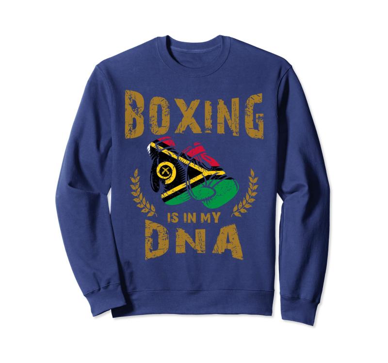 ボクシングは私の DNA にある バヌアツの国旗 ボクシング グローブ トレーナー