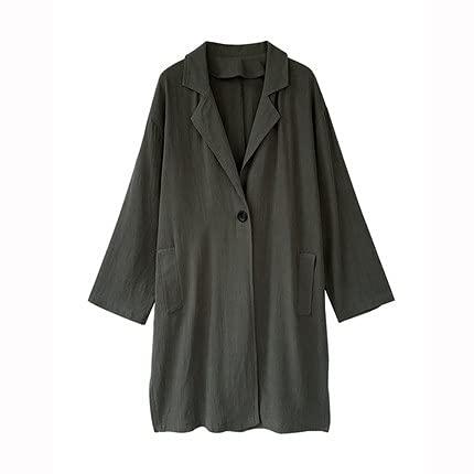 [ロドリーミシェ] 長袖 薄手トレンチコート uv対策 冷房対策 襟付きジャケット