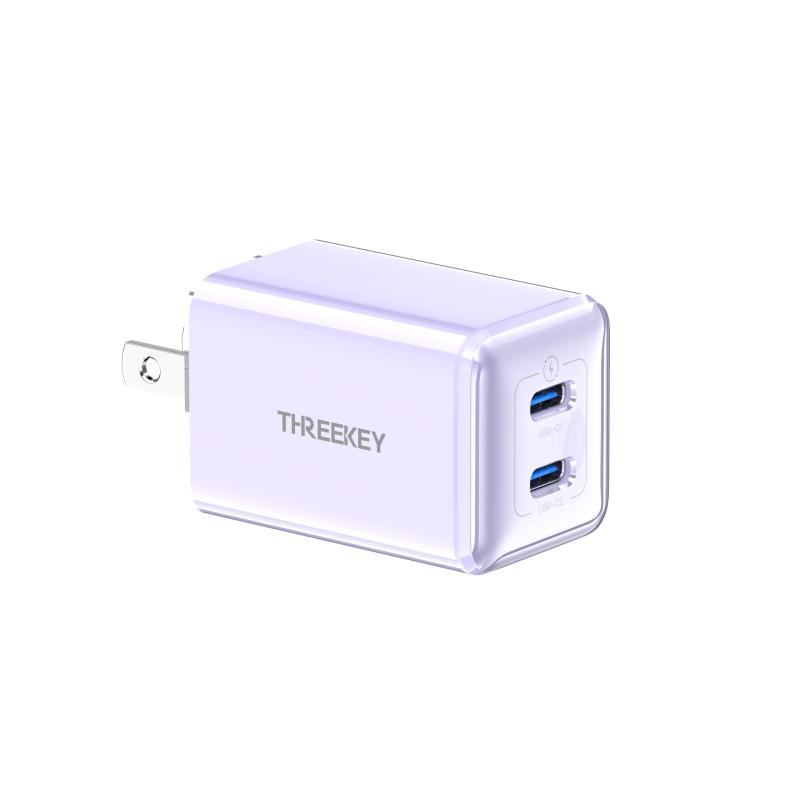 THREEKEY 35W PDŴ Type-C ® GaN ⲽꥦǺȤ ѥȤPDŴ PPS PD/QC3.0б Macbook Air/iPad/iPhone 14/13/12ʤɵŬ