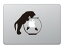 カインドストア MacBook Air/Pro 11 / 13インチ マックブック ステッカー シール 猫 黒猫 金魚鉢