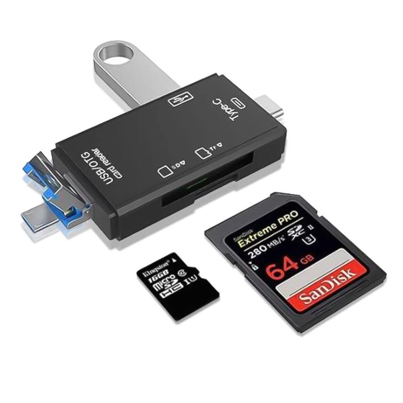 【2023新改良 YXHH 】SD カードリーダー 3in1 Type-C/Micro usb/USB メモリカードリーダー SD TF USB カメラアダプタ 変換 アダプタ 0TG機能 多機能 双方向高速データ転送 写真/ビデオ/ファイル/キーボード