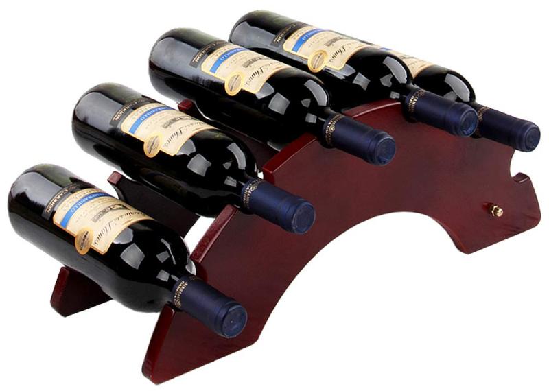 Anberotta 木製 ワインラック ワインホルダー 収納 ワイン シャンパン ボトル 収納 ウッド ケース スタンド インテリア W085
