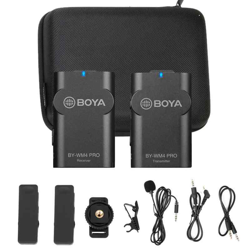 BOYA 2.4G Wireless Lavalier Microphone for DSLR Camera/Smartphone