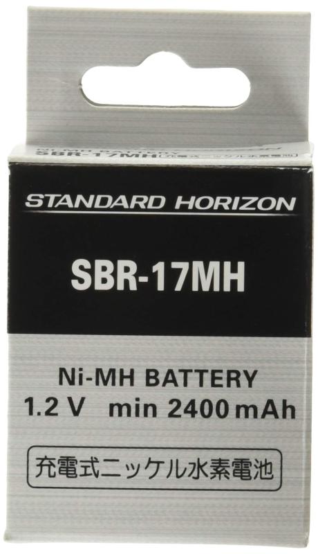 バーテックススタンダード 八重洲無線(Yaesumusen) SR70/SR100用 ニッケル水素電池 SBR-17MH ブラック 2×5.8×4.4cm