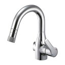 (LINEクーポン有)三栄水栓 EK370E シングルスプレー混合栓(センサー式) SANEI