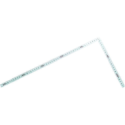 (LINEクーポン有)シンワ測定 10032 鉄工用曲尺平ピタ シルバー50cm SHINWA