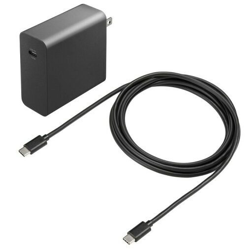 (6/1は抽選で100%P還元)サンワサプライ ACA-PD93BK USB PD対応AC充電器(PD100W・TypeCケーブル付き) SANWASUPPLY (6/1は抽選で100%P還元)サンワサプライ ACA-PD93BK USB PD対応AC充電器(PD100W・TypeCケーブル付き) SANWASUPPLY