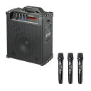 (5/10は抽選で100%P還元)サンワサプライ MM-SPAMP16 ワイヤレスマイク付き拡声器スピーカー(バッテリー内蔵・ワイヤレスマイク3本対応) SAN...