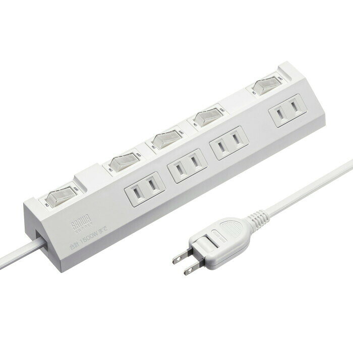 (LINEクーポン有)サンワサプライ TAP-S29-2W 節電タップ SANWASUPPLY