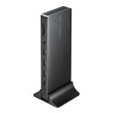 (LINEクーポン有)サンワサプライ USB-CVDK16 ドッキングステーション(4K・HDMI×2画面出力・ACアダプタ付) SANWASUPPLY
