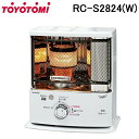 (LINEクーポン有)トヨトミ RC-S2824-W 石油ストーブ(反射型) 木造(戸建)7畳まで/コンクリート(集合)10畳まで ホワイト 防寒 暖房 ヒータ...