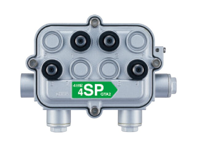 (LINEクーポン有)マスプロ 4SPGTA2-B 屋外用双方向・VU 4分配器