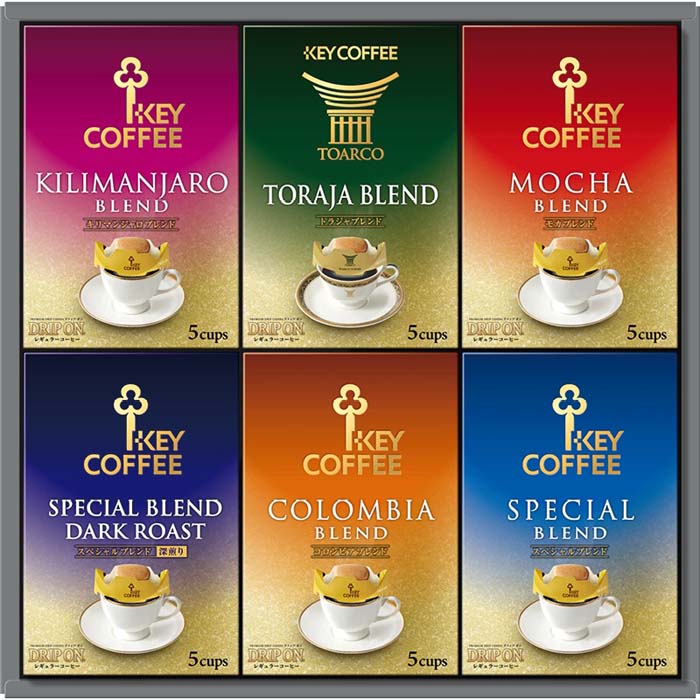 (LINEクーポン有)キーコーヒー KDV-30L ドリップオンギフト ギフト 御歳暮 贈り物 (のし包装無料対応可) (代引不可)