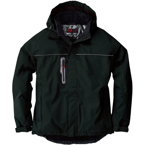 (LINEクーポン有)桑和 44403-4-L 44403 防水防寒ブルゾン ブラック L