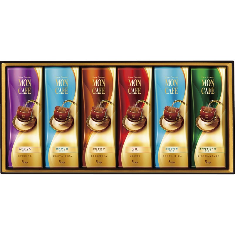 (LINEクーポン有)モンカフェ MCS-40D ドリップコーヒーギフト ギフト 内祝い 贈り物 贈与品 プレゼント お返し (代引不可) (のし包装無料対応可)