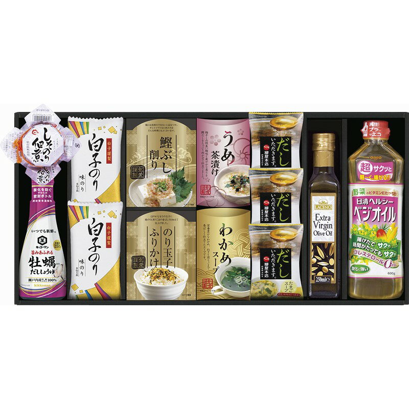 (4/1は抽選で100%P還元)OLK-50A キッコーマンしょうゆ&オリーブオイル詰合せ ギフト 内祝い 贈り物 贈与品 プレゼント お返し (代引不可) (のし包装無料対応可)