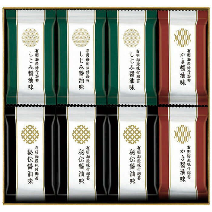 (LINEクーポン有)ゆかり屋本舗 SKH-40 有明海産味付海苔詰合せ ギフト 贈り物 プレゼント 定番 (のし包装無料対応可) (代引不可)